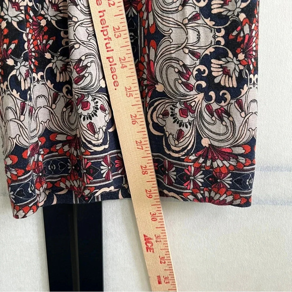 TRUTH BY REPUBLIC Flare Pull On Pant Stretch Pleated Front Size Large - Picture 9 of 11